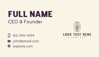 Malt Beer Bottle Business Card Design