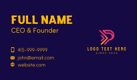 Software Programmer Letter P Business Card Image Preview