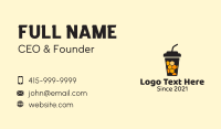 Hive Honey Drink Business Card Design