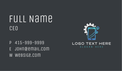 Cellphone Repair Technician Business Card Image Preview