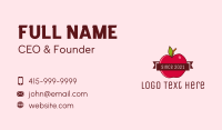 Apple Fruit Banner Business Card Image Preview