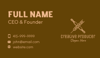 Rolling Pin Wheat Business Card Image Preview