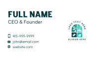 Organic Housekeeping Cleaner Business Card Image Preview