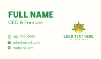 Marijuana Leaf Vape Business Card Image Preview