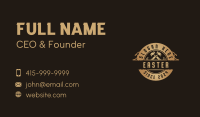 Hammer Carpentry Builder Business Card Image Preview