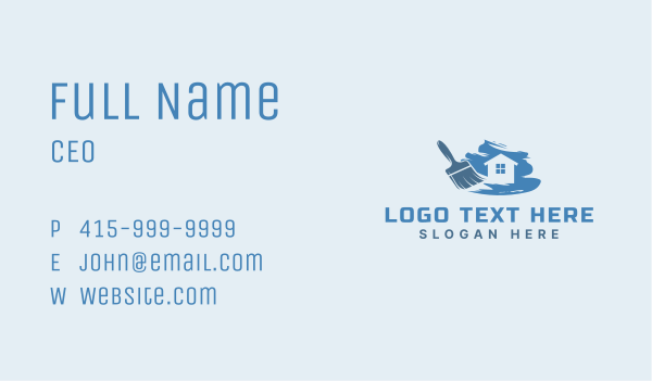 House Painting Maintenance Business Card Design Image Preview