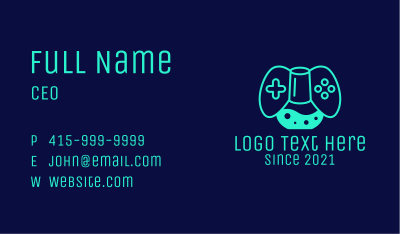 Chemist Game Console Business Card