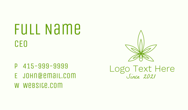 Cannabis Oil Extract Business Card Design Image Preview