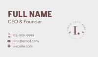 Expensive Elegant Lettermark Business Card Image Preview