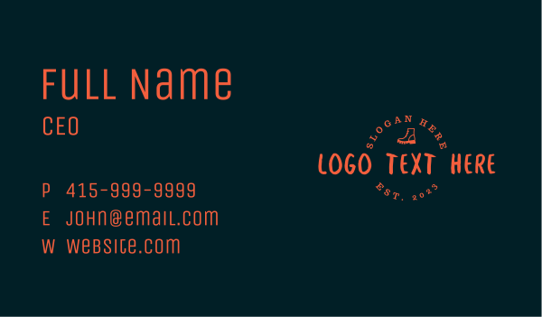 Casual Hipster Fashion Wordmark Business Card Design Image Preview