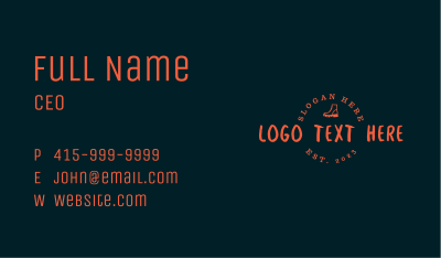 Casual Hipster Fashion Wordmark Business Card Image Preview