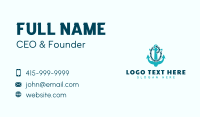 Anchor Rope Letter O Business Card Image Preview