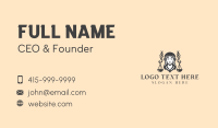 Legal Justice Scales Business Card Design