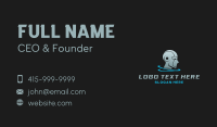 Futuristic Robotic Head Business Card Image Preview