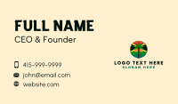 Jamaica Flag Beach  Business Card Image Preview