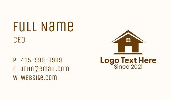 Small Residential House Business Card Design Image Preview