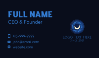 Moon Shutter Night Camera Business Card Preview