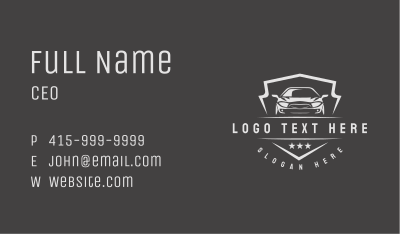 Sports Car Detail Business Card Image Preview