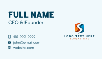 Creative Media Startup Business Card Preview