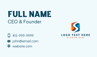 Creative Media Startup Business Card Image Preview