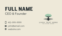 Educational Tree Book Business Card Image Preview