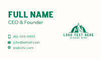 Mountain Hiking Adventure Business Card Image Preview