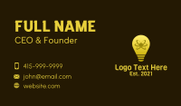 Atom Light Bulb Business Card Image Preview