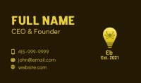 Atom Light Bulb Business Card Image Preview