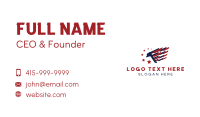 American Patriot Eagle Business Card Image Preview