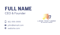 Fast Cargo Trucking Business Card Image Preview