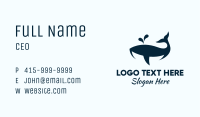 Blue Whale Business Card Image Preview