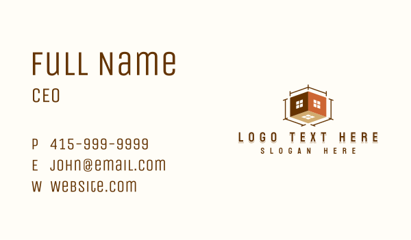 House Building Architecture  Business Card Design Image Preview