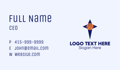Basketball Star  Business Card Image Preview