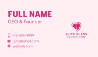 Pink Heart Sticker  Business Card Image Preview