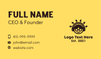 Nerd Boy Glasses Business Card Image Preview