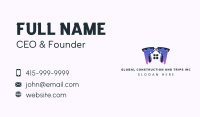 Paint Roller Drip House Business Card Image Preview