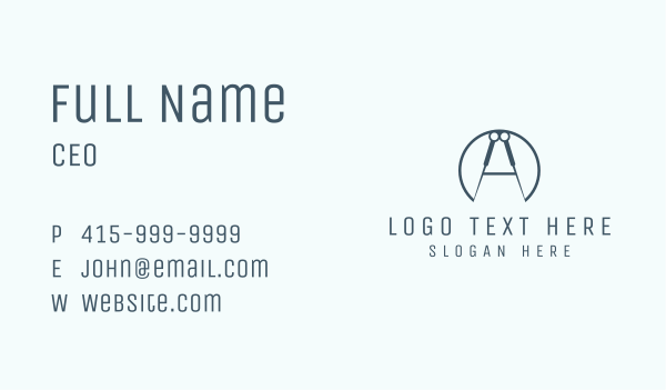 Acupuncture Therapy Letter A Business Card Design Image Preview