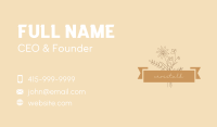 Flower Bouquet Wordmark Business Card Image Preview