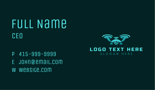 Media Photography Drone Business Card Design Image Preview