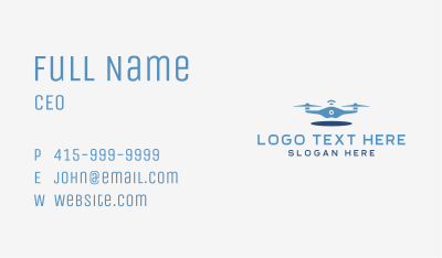 Aerial Drone Photography Gadget Business Card Image Preview