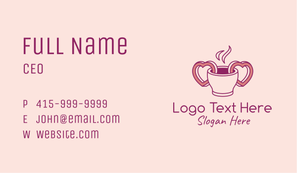 Coffee Date Drink Business Card Design Image Preview