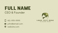Camping Mountain Valley Business Card Image Preview