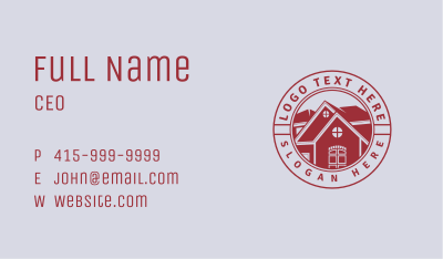 House Realty Badge Business Card