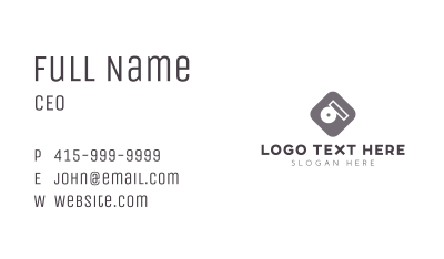 Modern Multimedia App Business Card Image Preview