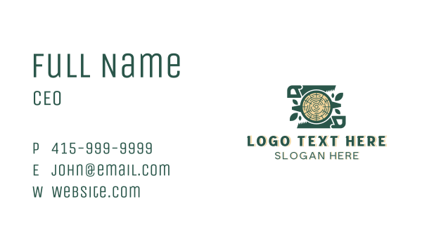 Hand Saw Wood Carpentry Business Card Design Image Preview
