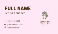 Chrysanthemum Flower  Business Card Image Preview