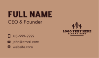 Classic Western Cactus Business Card Design