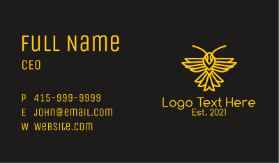 Golden Bee Logistics  Business Card