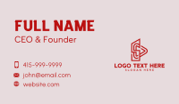 Play Button Blog Business Card Preview