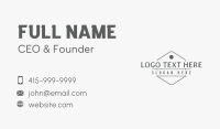 Urban Apparel Badge Business Card Design